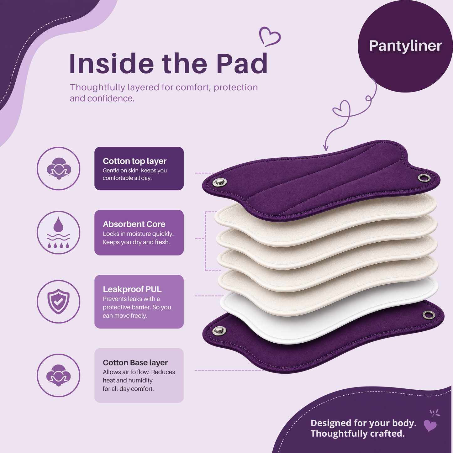 Pantyliner - pack of 4